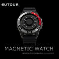 EUTOUR E025 New innovative magnetic metal multi-function men's watch fashion sports quartz watch simple strap pilot